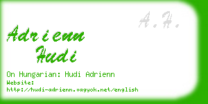 adrienn hudi business card